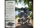 tectake® Mats - 2-in-1 Kinderwagen - Voetenzak Regenhoes, Verzenden, Nieuw