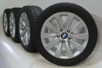 BMW 3 4 serie F30 F31 F32 F33 F36 413 17 inch velgen Dunlop, Gebruikt, Velg(en), 17 inch, Winterbanden