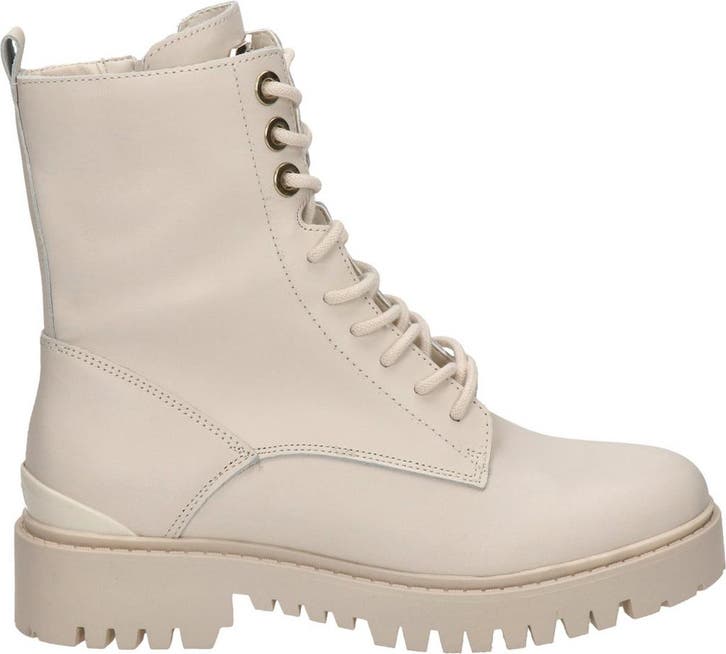 Guess - Maat 40 - dames veterboot - Off White, Kleding | Dames, Schoenen, Verzenden