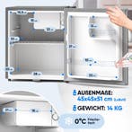 Mini koelkast - Minibar - Met vriesvak - 45 liter - Vrijstaa, Verzenden, Zo goed als nieuw
