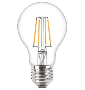 10 stuks Philips LED lamp E27 4.3W 470lm 2700K Helder Nie..., Ophalen of Verzenden, Nieuw