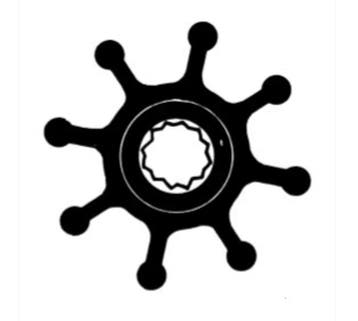 Impeller Neoprene Ancor, Ophalen of Verzenden, Nieuw, Motor en Techniek, Zeilboot of Motorboot