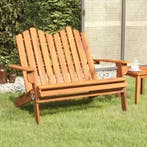 vidaXL Tuinbank Adirondack 126 cm massief acaciahout, Tuin en Terras, Tuinbanken, Verzenden, Nieuw, Hout