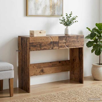 vidaXL Consoletafel Oud hout 96,5 x 38 x 75 cm Bewerkt hout, Verzenden, Nieuw, Overige houtsoorten