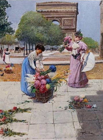 Francesco Tammaro (1939) - Flowers for Paris