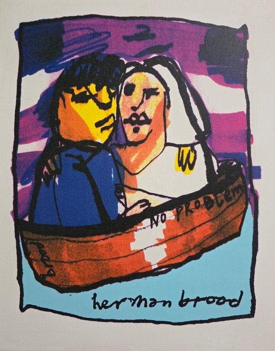 Herman Brood (1946-2001) - No problem, Antiek en Kunst, Antiek | Overige Antiek
