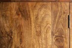 Massief dressoir BAMBOO LOUNGE 140cm mangohout bamboe met, Ophalen of Verzenden, Nieuw