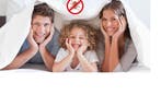 Anti huisstofmijt Dekbedovertrek 140x200 - Bundicare, Huis en Inrichting, Slaapkamer | Beddengoed, Eenpersoons, Verzenden, Wit