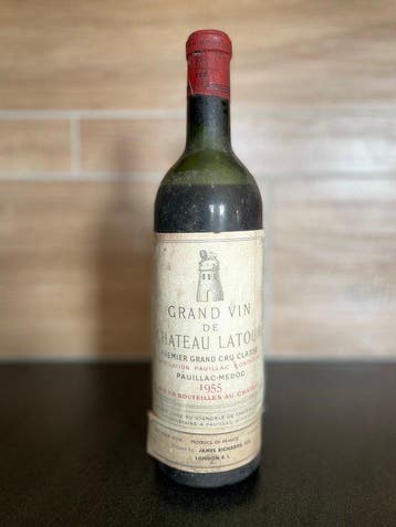 1955 Chateau Latour - Pauillac 1er Grand Cru Classé - 1 Fles, Nieuw
