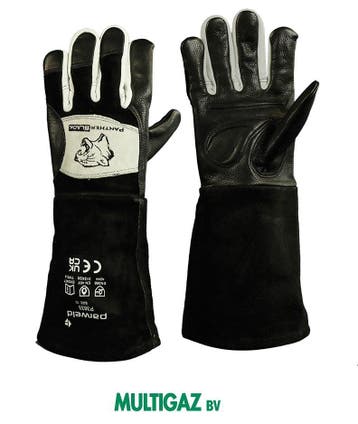 Parweld P3833 Panther Zwarte MIG Lashandschoenen, Nieuw