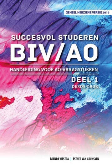 9789083014609 Succesvol Studeren voor BIV/AO 1 - Succesvo..., Verzenden, Zo goed als nieuw, Brenda Westra