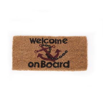 Kokosmat Welcome on Board 25 x 50 cm, Ophalen of Verzenden, Nieuw