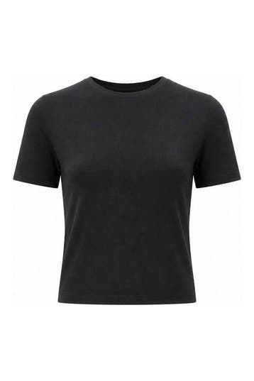 Organic Basics T-shirt in maat L Zwart, Kleding | Dames, T-shirts, Organic Basics, Verzenden, Zo goed als nieuw, Zwart