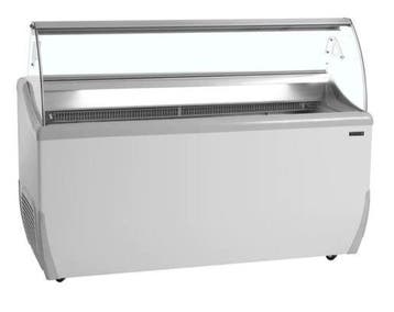 Schepijs vitrine | Vriezer voor schepijs | Nieuw, Witgoed en Apparatuur, Koelkasten en IJskasten, 120 tot 140 cm, 200 liter of meer