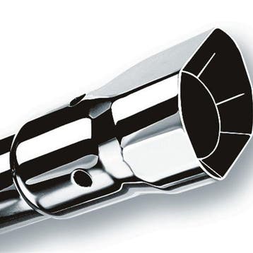 Borla Universal Polished Tip Single Square Angle-Cut, Auto-onderdelen, Ophalen of Verzenden, Nieuw