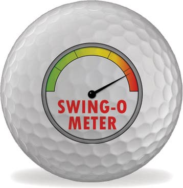 Golfballen bedrukt - Swing-O Meter - set van 3, Ophalen of Verzenden, Nieuw, Bal(len), Overige merken