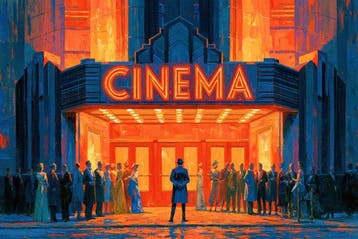 Iconica - Neon Cinema - Unique 1/1 XXL (100 x 150 cm)