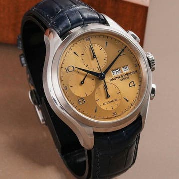 Baume & Mercier - Clifton Chronograph Champagne Dial -, Nieuw