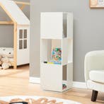 Boekenkast Fjelmarirg 109x34x34 cm wit [en.casa], Verzenden, Nieuw