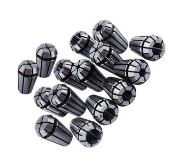 Set ER11 spantangen (15 stuks, 1-7 mm, inclusief 1/8 inch,, Ophalen of Verzenden, Nieuw