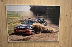 1994 INA DELTA RALLY FORD ESCORT RS COSWORT POSTER, Gebruikt, Met lijst, Deurposter of groter, Rechthoekig Liggend