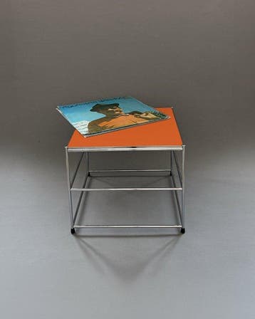 USM Haller, Upcycled - Bijzettafel - Chroom, Staal -, Antiek en Kunst