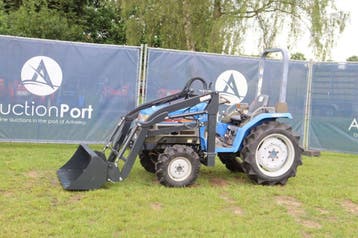 Veiling: Minitractor Iseki Sial 193 Diesel met Voorlader, Zakelijke goederen, Agrarisch | Tractoren, Ophalen, Gebruikt, Overige merken