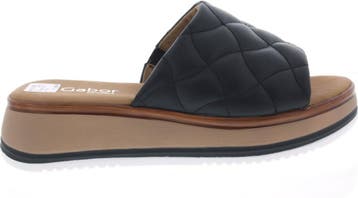 Dames Slippers Gabor 82.741.57 Zwart - Maat 6½  Maat 40, Kleding | Dames, Schoenen, Verzenden, Nieuw