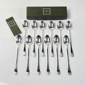 Christofle - Lepel (12) - Spatours - Originele doos - Iced, Antiek en Kunst