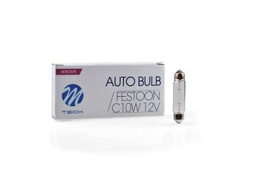 M-Tech C10W 12V 10W - 41mm - Basic - Helder - per 10 st..., Verzenden, Nieuw