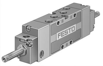 Festo 5/3 Uitgeblazen Lucht Magneetventiel G1/8 1000L/Min -, Verzenden, Nieuw