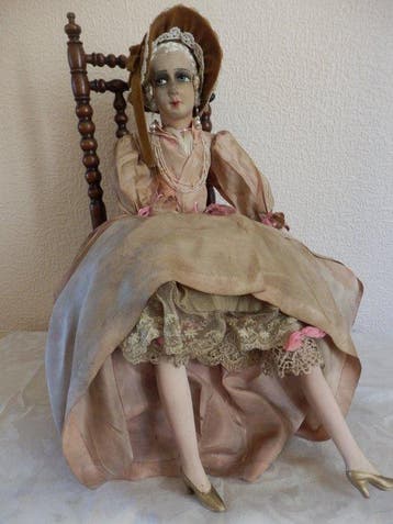 French Poupée Boudoir 1920 - Pop - Frankrijk