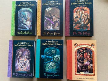 6 Delen - Lemony Snicket - A Series of Unfortunate Events, Verzenden, Zo goed als nieuw, Fictie