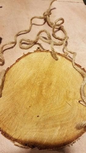 Boomstamschijf Berkenschijf rond ca. 20 cm, Ophalen of Verzenden, Nieuw
