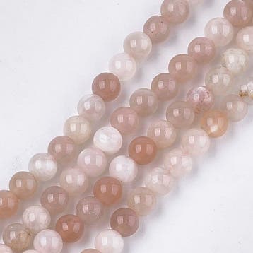 10 x edelsteen kralen van Sunstone (Zonnesteen) – 4 mm –, Ophalen of Verzenden, Nieuw, Kraal