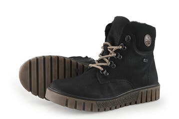 Rieker Veterboots in maat 39 Zwart, Verzenden, Zwart, Overige typen, Zo goed als nieuw
