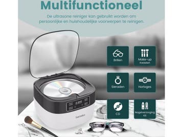 Samako Deluxe - Professionele Ultrasoon Reiniger - 750 ml -, Verzenden, Zo goed als nieuw