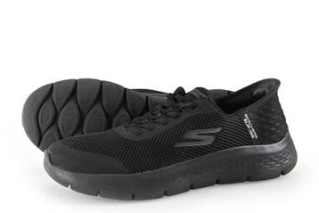 Skechers Instappers in maat 40 Zwart, Kleding | Dames, Skechers, Verzenden, Zo goed als nieuw, Instappers