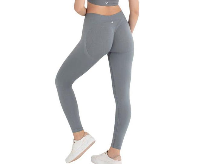 Dames Sportlegging WOOSTER® - Shape & Liftend Effect - Grijs, Kleding | Dames, Leggings, Maillots en Panty's, Verzenden