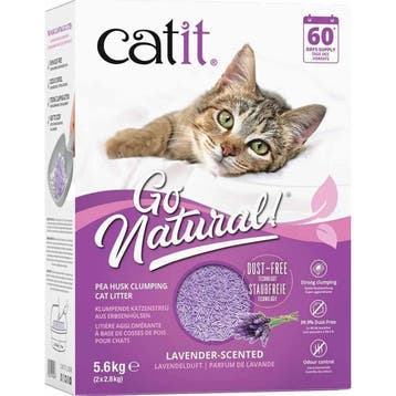 Catit Erwtenschil Kattenbakvulling - Lavendel - 5,6 kg, Dieren en Toebehoren, Verzenden, Nieuw