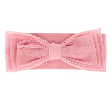 Angels Face Meisjes Baby Haarband Tiff Tulle Tea Rose, Ophalen of Verzenden, Nieuw