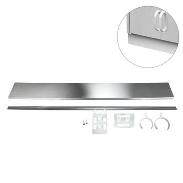 GGM Gastro | Onderblad - RVS - 2000mm | EPOM200 | EPOM200, Verzenden, Nieuw in verpakking, RVS Meubilair
