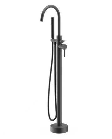 Staande Badkraan Fuji - Zwart - Badkraan met Handdouche, Verzenden, Nieuw, Kraan