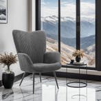 Fauteuil Hygge gestoffeerd, ergonomisch, draagkracht 150 kg, Huis en Inrichting, Stoelen, Verzenden, Nieuw