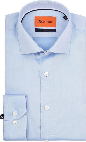 Suitable Overhemd Blauw DR-04 maat 43 Heren, Verzenden, Nieuw, Suitable