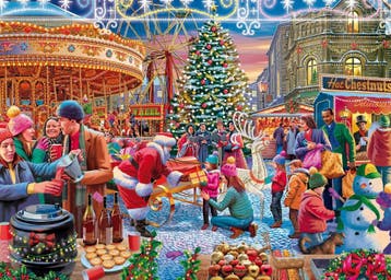 Kerstpuzzels - Diverse Merken - Groot Aanbod bij Puzzelplaza, Ophalen of Verzenden, 500 t/m 1500 stukjes, Nieuw, Legpuzzel
