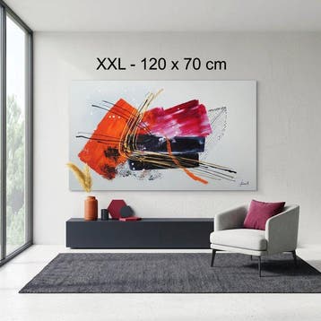 Monika Spiewak - Abstract - Oil Painting Stretched On The