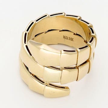 Ring - 14 karaat Geel goud, Sieraden, Tassen en Uiterlijk, Ringen, Nieuw