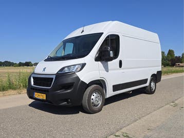 Peugeot Boxer L2H2 | Financial Lease voor 341 p/mnd, Stof, Gebruikt, Overige carrosserieën, Wit