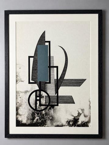 Eugène Eechaut (1928-2019) - Abstract ink composition, Antiek en Kunst